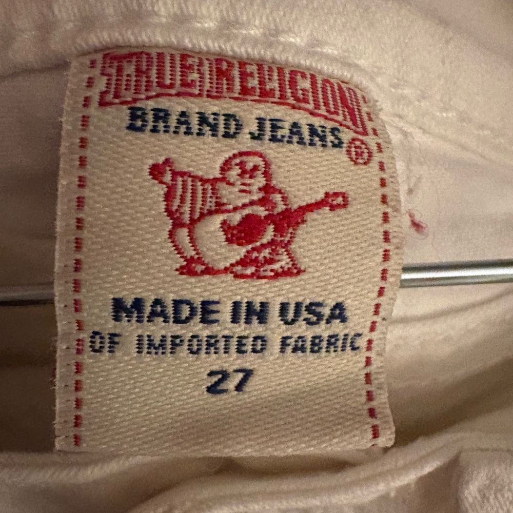 True Religion White Jeans Boot Cut